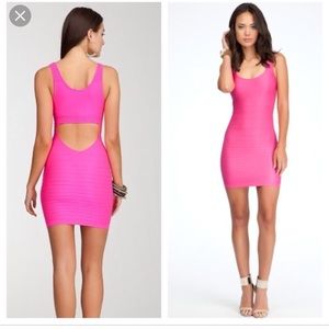 Bebe Barbie pink dress